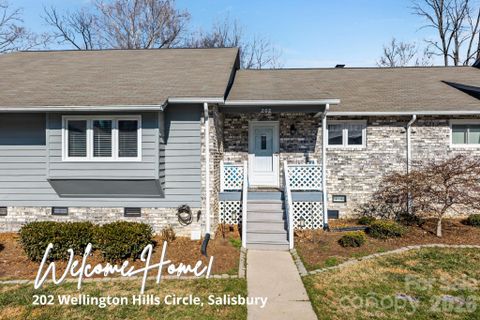 202 Wellington Hills Circle sold home in Wellington Hills, Salisbury, NC
