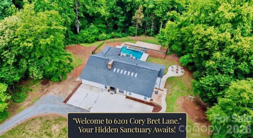 6201 Cory Bret Lane pending home in Whispering Woods, Charlotte, NC