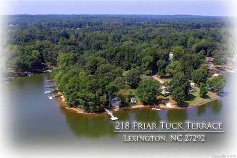 218 Friar Tuck Terrace sold home in Sherwood on the Lake, Lexington, NC