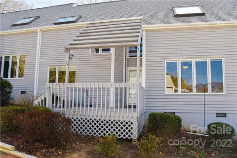 4f Lynx Drive sold home in The Lynx Condominium, Black Mountain, NC