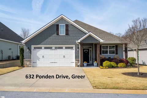 632 Ponden Drive sold home in Stonefield Cottages, Greer, SC