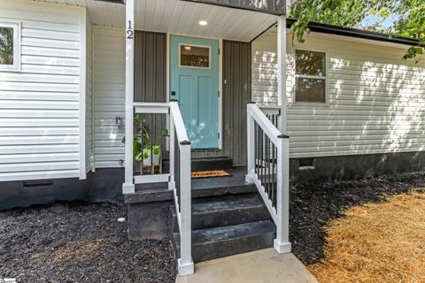 12 E Decatur Street active home in San Souci Heights, Greenville, SC